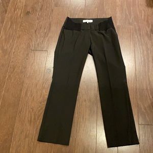 Maternity slacks - black.